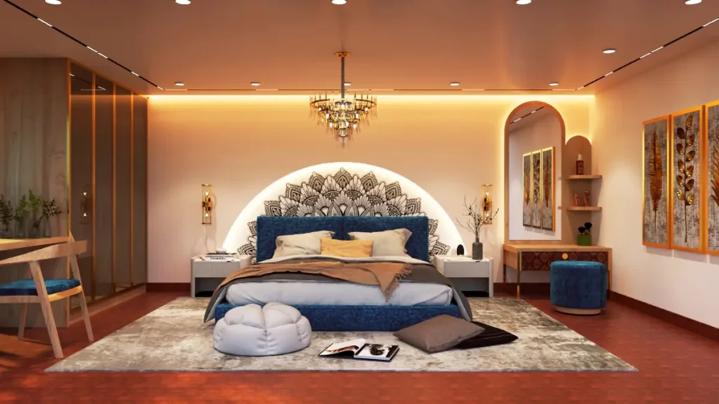 Elegant-master-bedroom-interior-with-king-size-bed