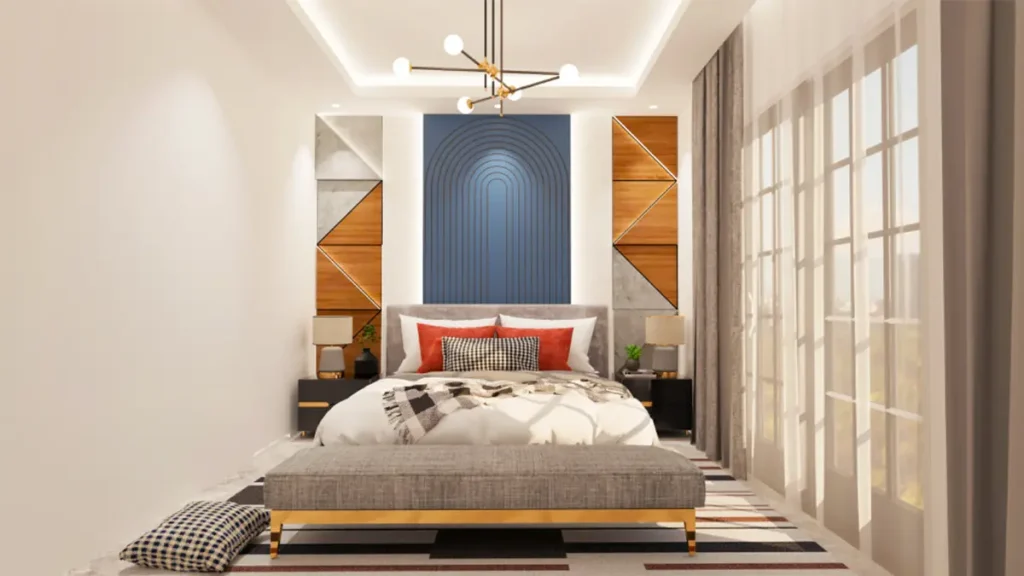 Premium-master-bedroom-design-with-statement-headboard
