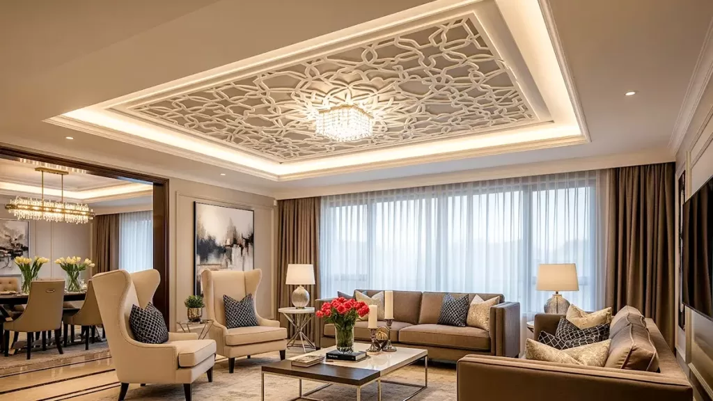 Artful-False-Ceiling-with-Patterns-for-living-room-1024x576