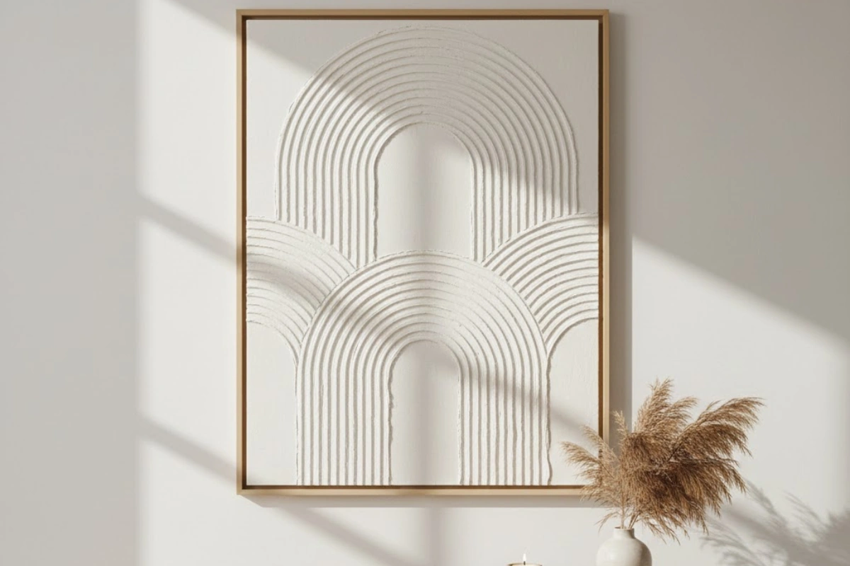 Abstract Bauhaus Shapes painting design idea