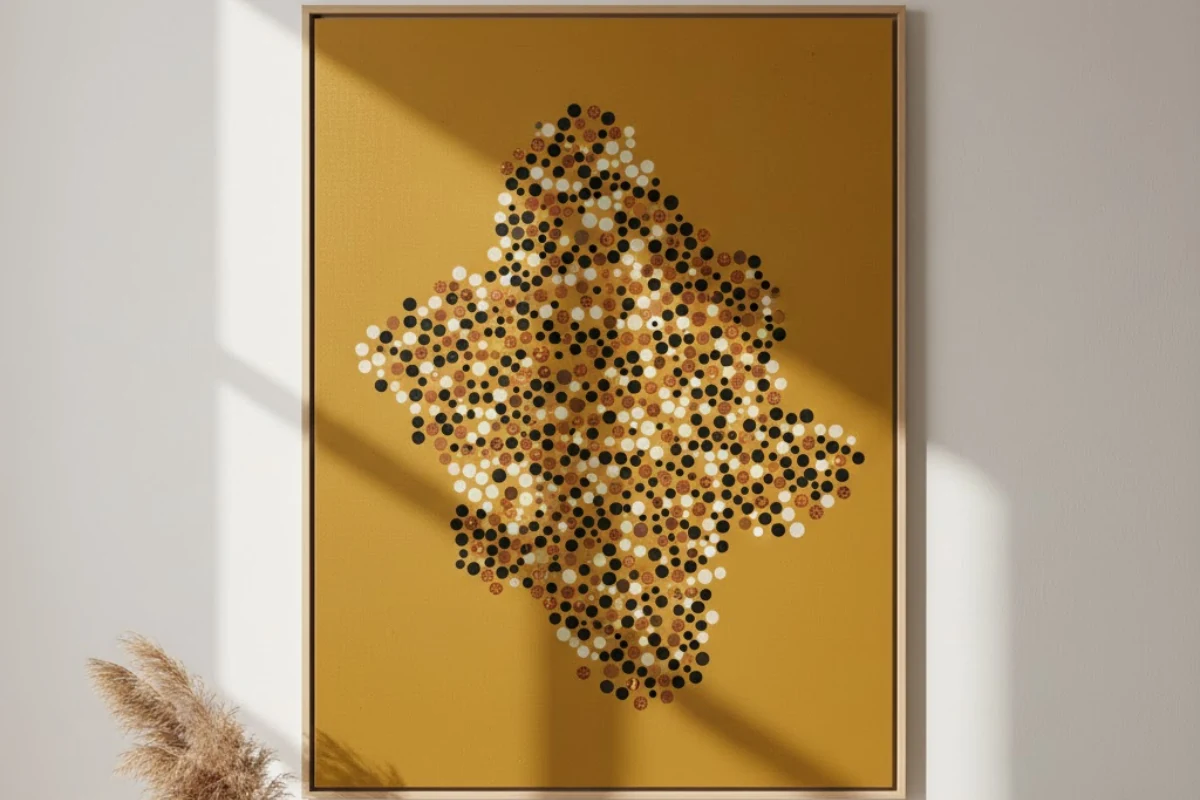 Contemporary Dot Patterns painting design ideeas