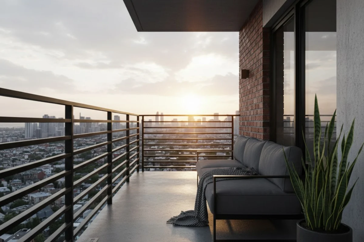 Horizontal-Metal-Bars-for-balcony-railing-Design