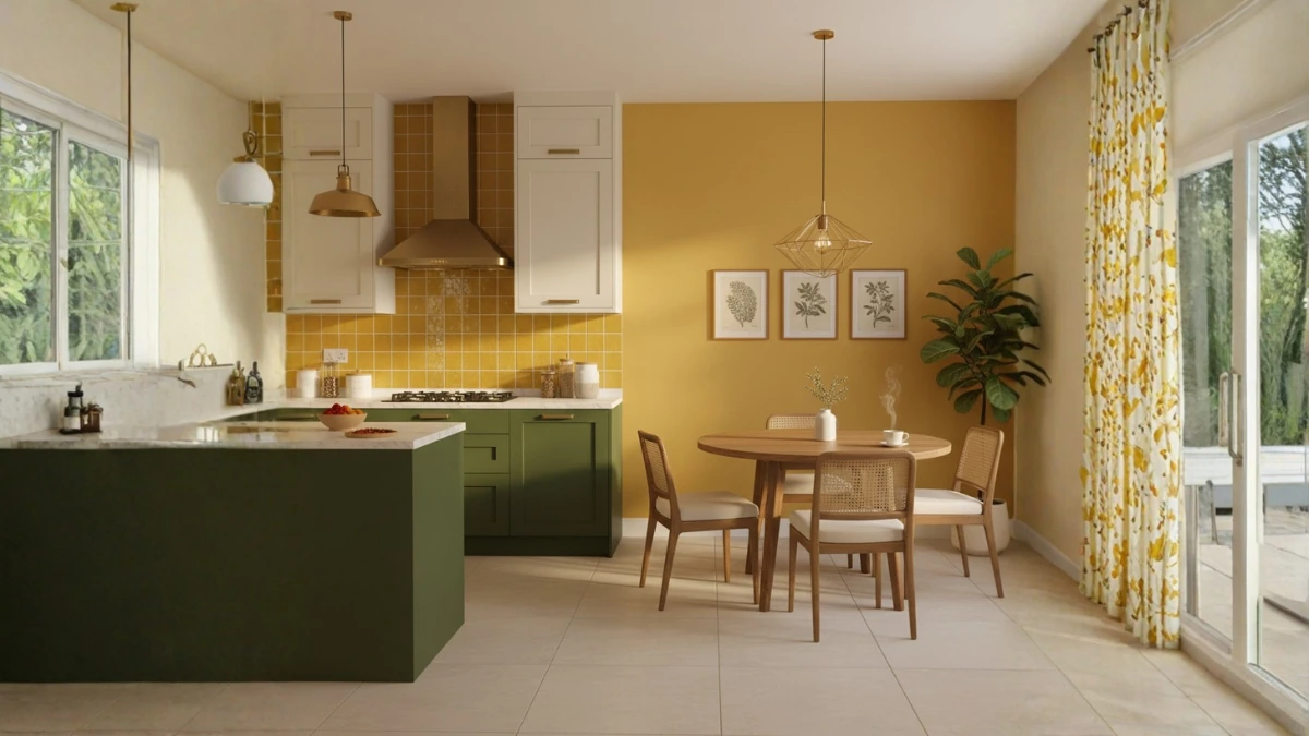 Kitchen Wall colour Combination