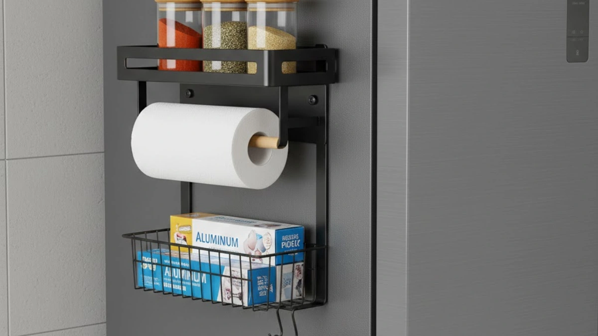 Magnetic Refrigerator Rack-Kitchen Rack Design