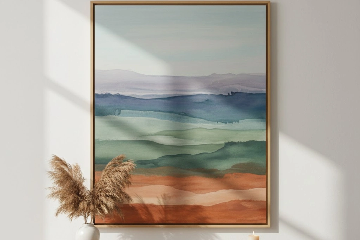 Ombré Gradient Wash painting design ideas