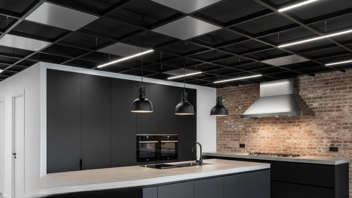 metal-grids-board-in-kitchen-for-new-false-ceiling-design