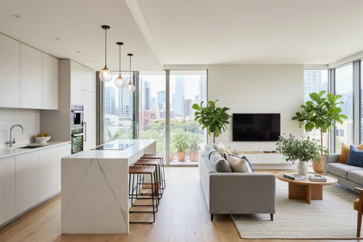 plan for Modern Open Kitchen Design