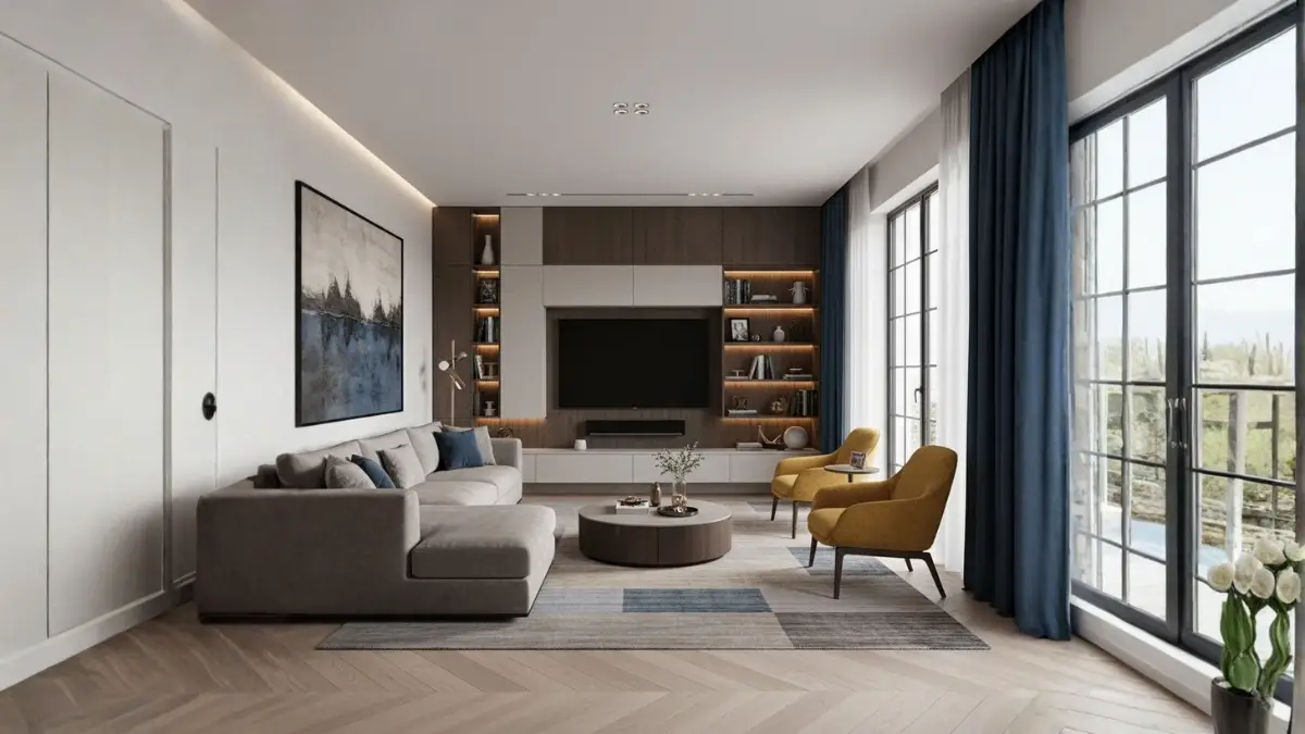 Planning and Layouts for drawing room design