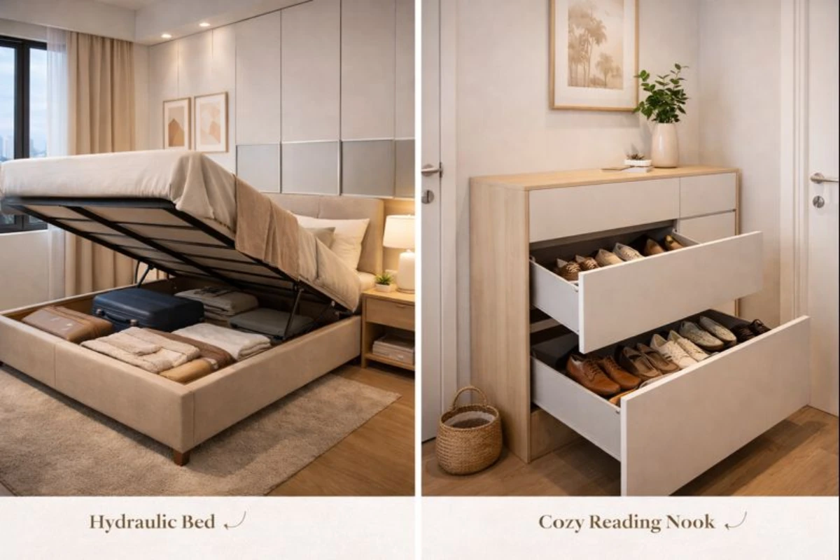 Smart storage Bed