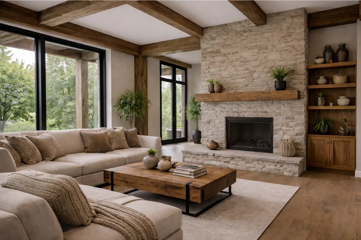 Power-of-Exposed-Wood-Rustic-theme-interior-Design