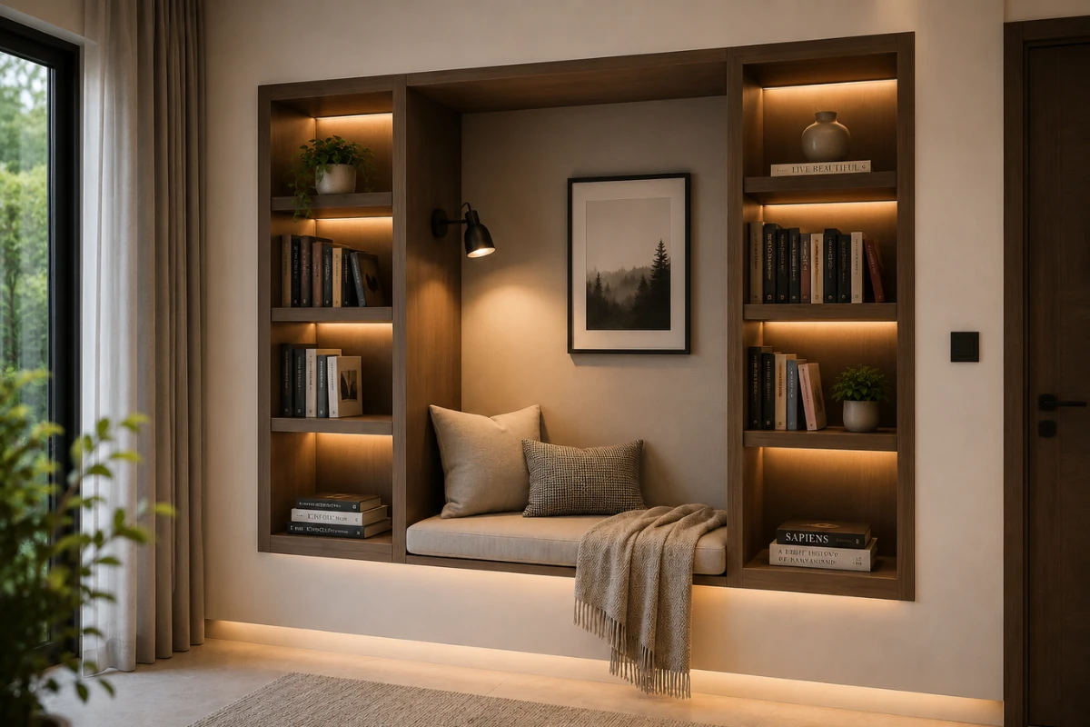 Book Nook Wall Shellf design