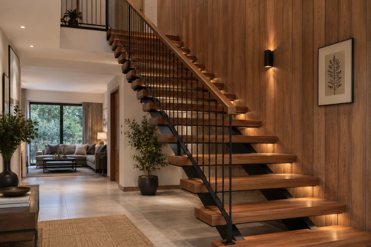 Modern Wooden Staircase Designs for home