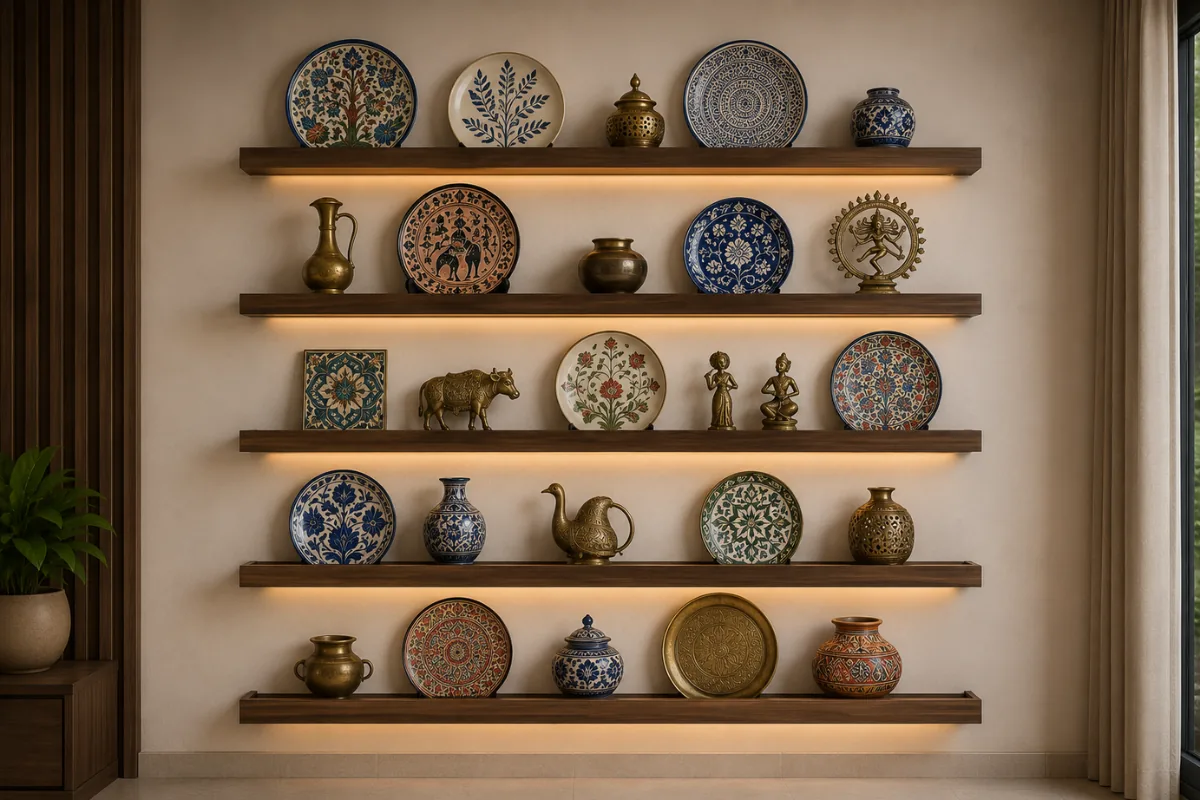 Plate and Artefact Display Rack design