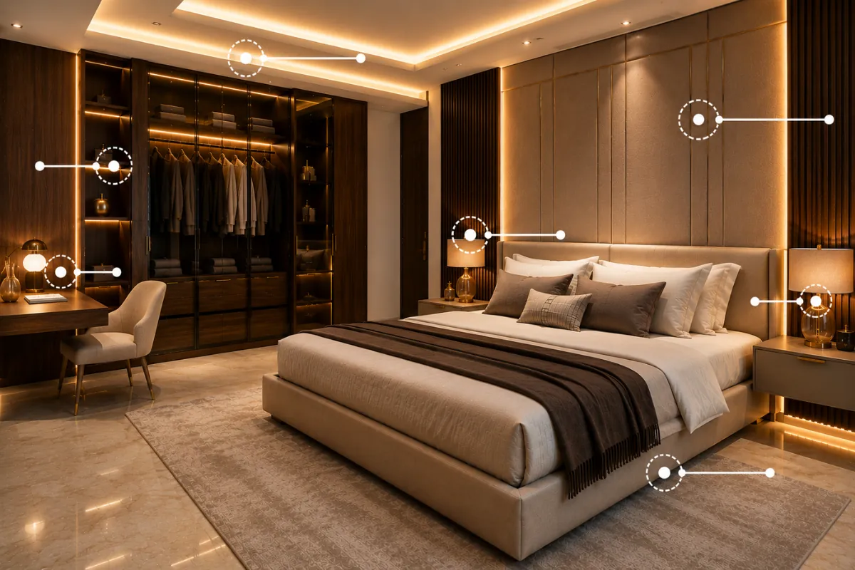What Makes a Luxury Bedroom Interior Design