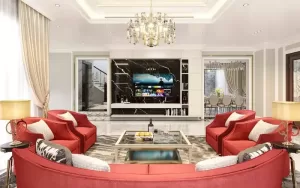 Luxurious-Glorry-TV-Unit-with-a-pop-up-color-sofa-300x188