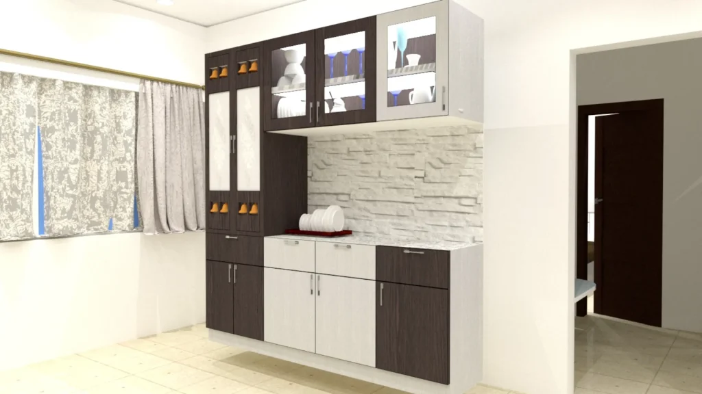 Modern-crockery-cabinet-design-with-open-and-closed-storage-1
