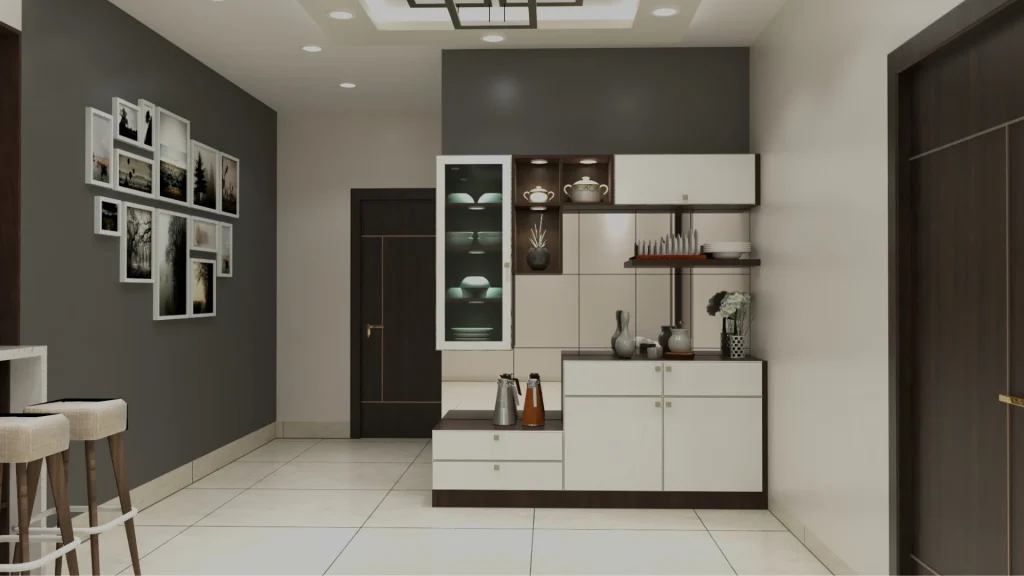 Premium-crockery-unit-design-with-lighting-and-glass-finish-1