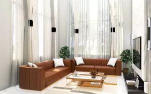 Premium-wall-painting-living-room-design-with-curtains-finish-300x188