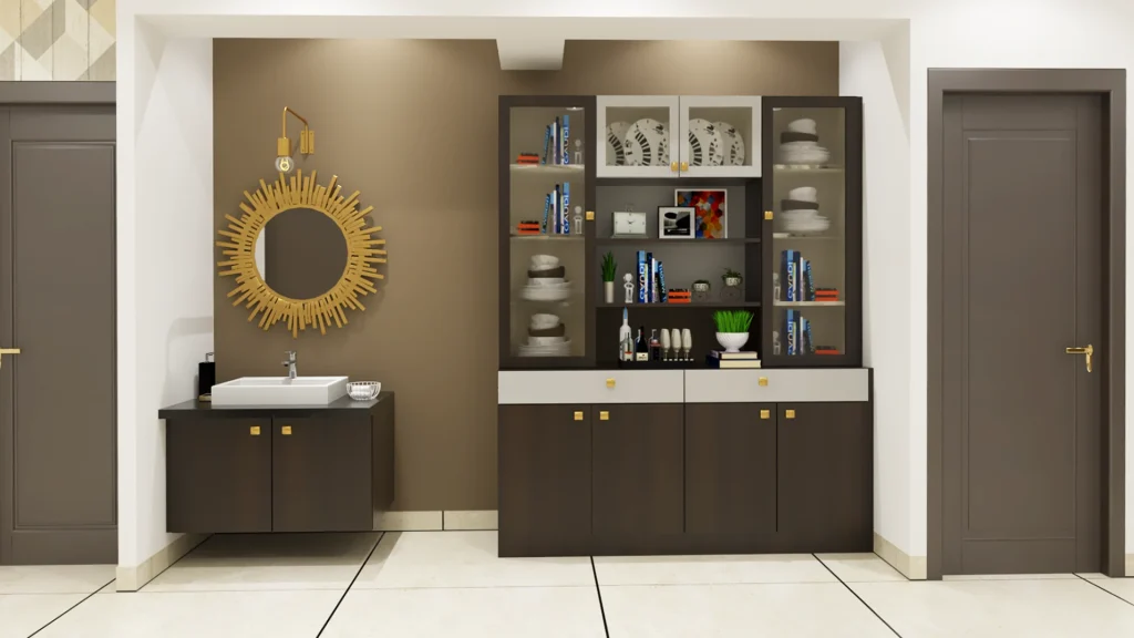 Simple-crockery-cupboard-design-with-elegant-storage-1
