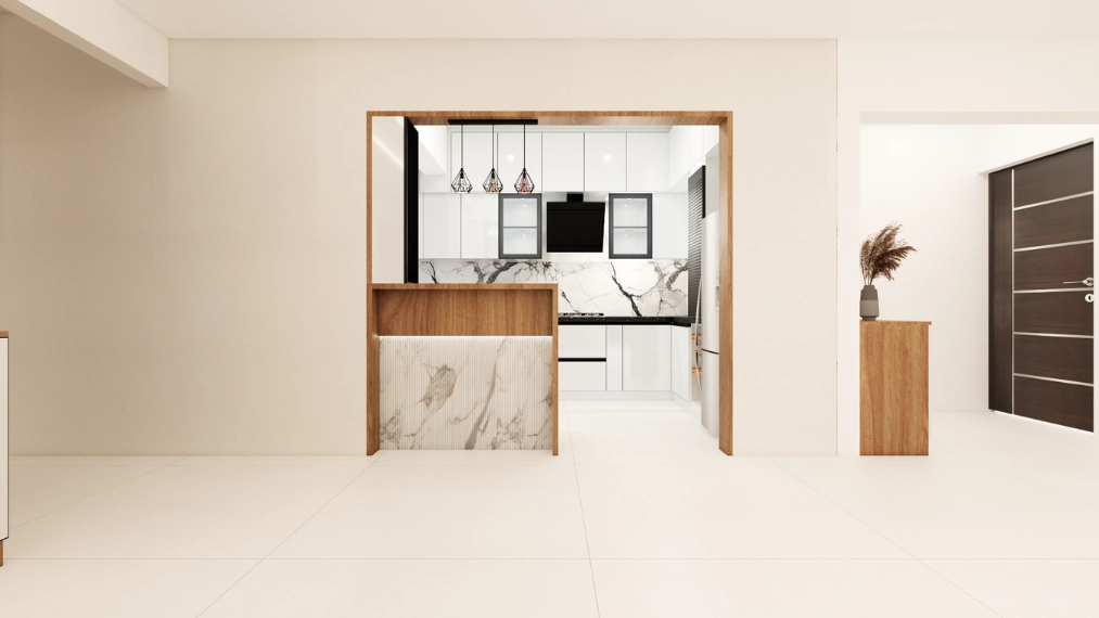 Stylish-partition-design-for-open-kitchen-with-half-wall-counter-pune