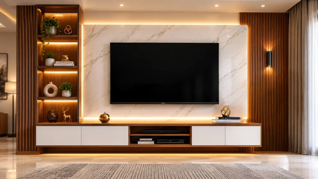 TV-Unit-Design-For-Living-Room-Desktop