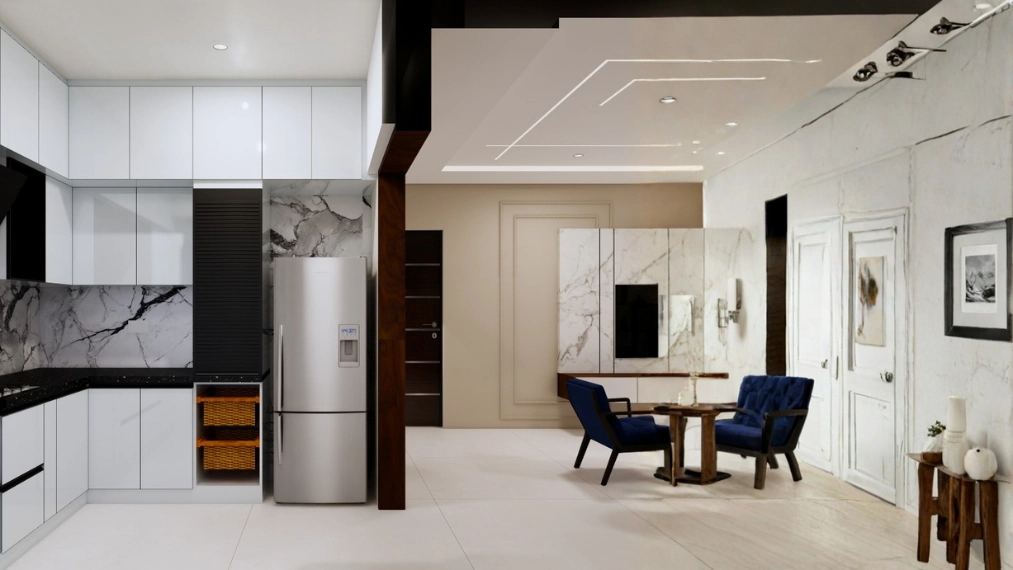 Unique-partition-design-for-open-kitchen-layout-mumbai